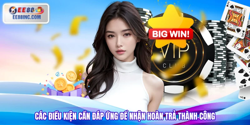 Các điều kiện cần đáp ứng để nhận hoàn trả thành công
