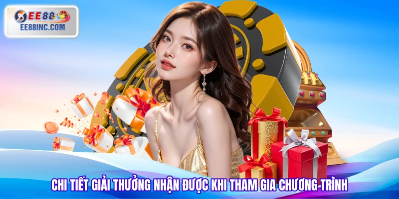 Chi tiết giải thưởng nhận được khi tham gia chương trình