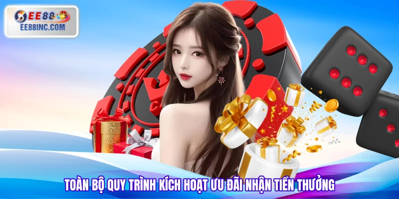 Toàn bộ quy trình kích hoạt ưu đãi nhận tiền thưởng