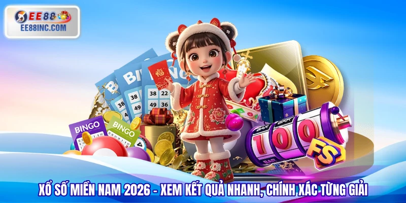 Xổ Số Miền Nam 2026 – Xem Kết Quả Nhanh, Chính Xác Từng Giải 